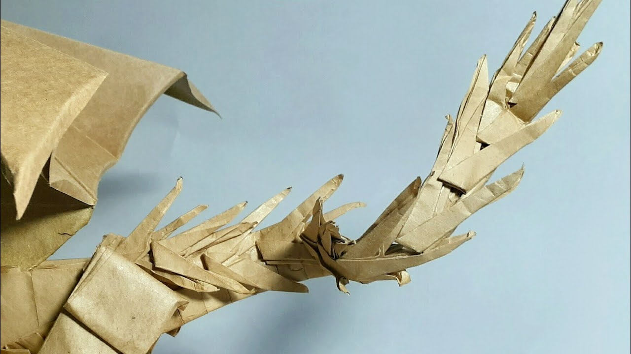 Elder Dragon TAIL (Tutorial) Part 4/6 Origami Dragon Tutorial