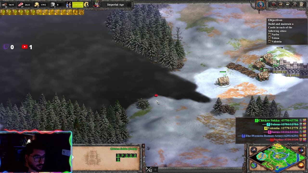 Age of Empires 2 - Alaric #5 - hard Campaign
