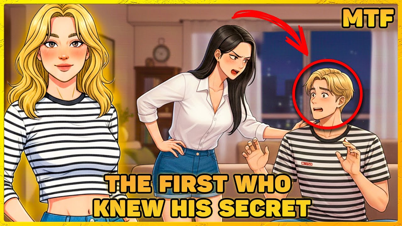 SHE EXPOSED HIS SECRET... | TG TF Transformation Story Animation (FROM BOY TO GIRL)