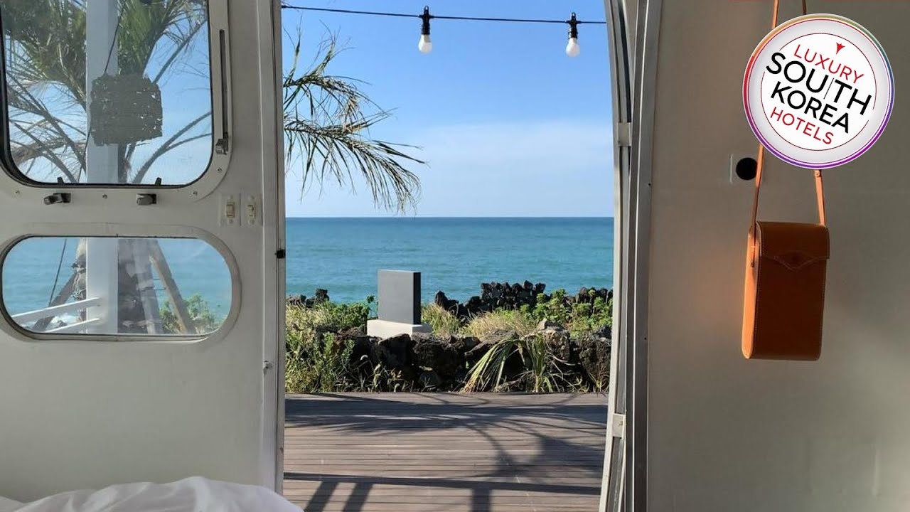 BeachBoys - Retro Caravan AirStream | Jeju, South Korea | Hotel Review 🌟
