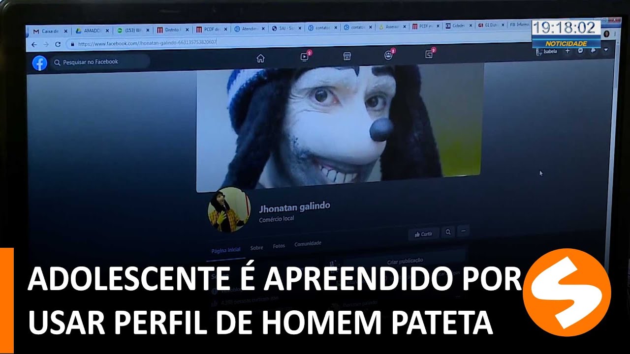 Adolescente é apreendido por usar perfil de homem pateta | TV Sorocaba SBT