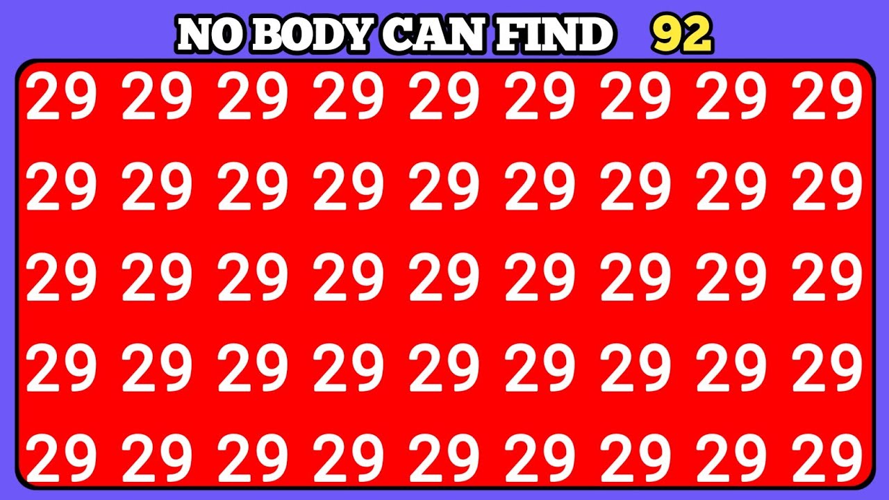 Test your eyes - Number and Letter Puzzle Edition | Observation Skills Proficiency 