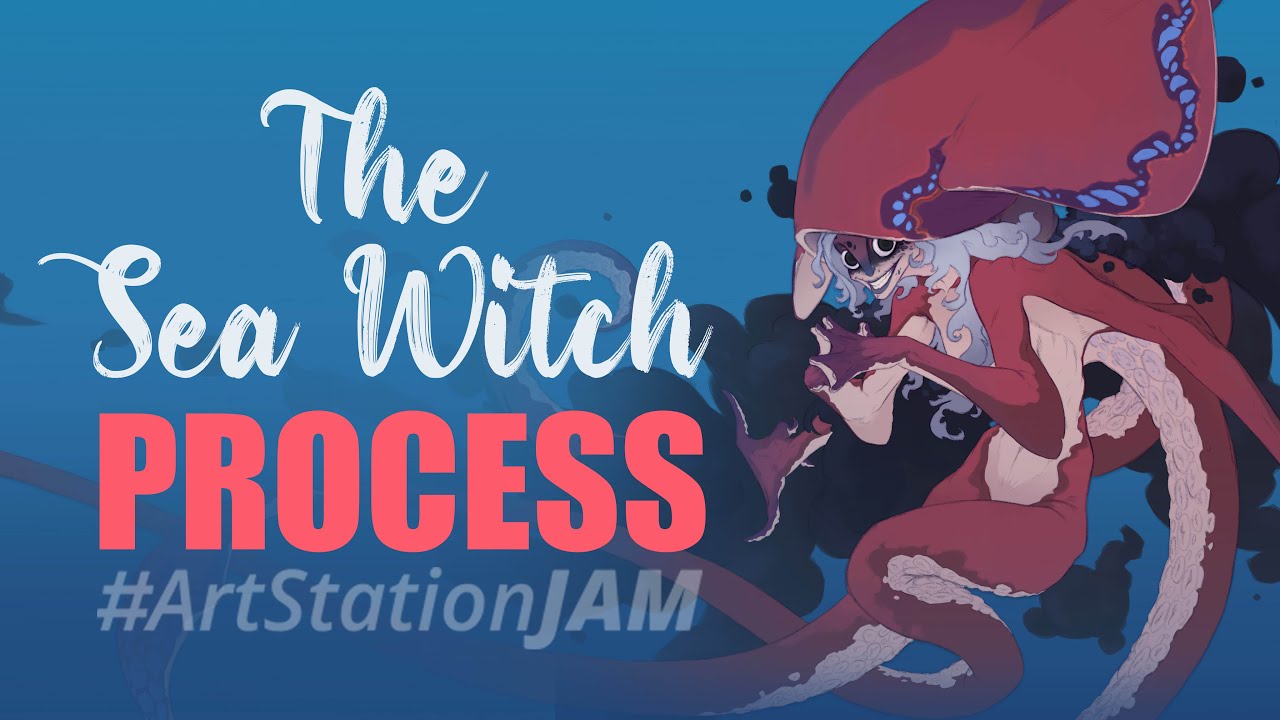 The Sea Witch - Character Design Process