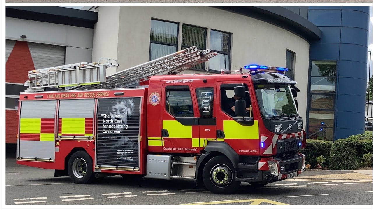 Fire Engines, Ambulance and Police responding in Newcastle past few days.