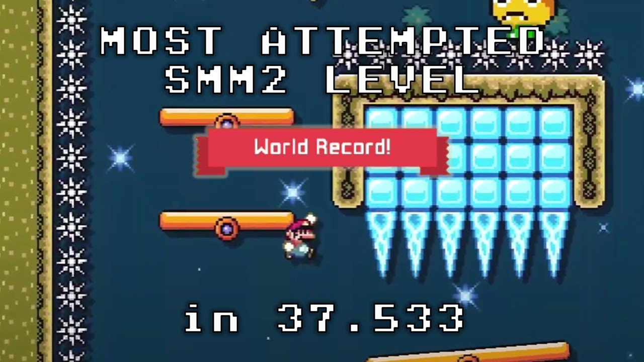 [SMM2] Hot Sponge (Most Attempted Level) in 37.533 [Former WR] + WR on Kirbs level