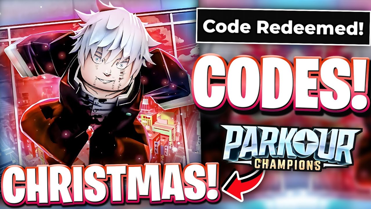 CHRISTMAS! PARKOUR CHAMPIONS CHRISTMAS PRESENT UPDATE CODES! ROBLOX