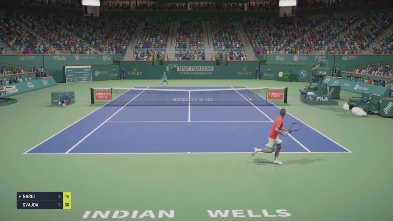 Nardi vs Svajda INDIAN WELLS Atp Master 1000 qualificazione
