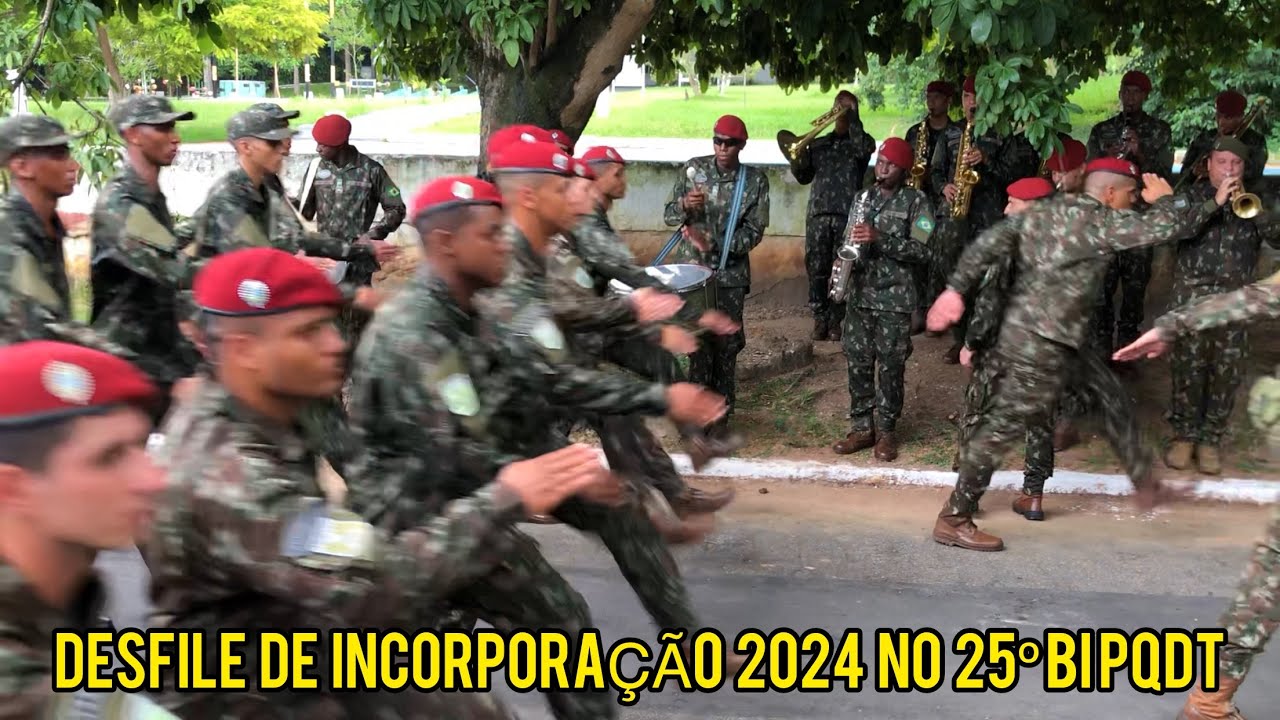 DESFILE DE NOVOS RECRUTAS DO 25º BATALHÃO DE INFANTARIA PARAQUEDISTA / INCORPORAÇÃO 2024 - PARTE 3 🦅