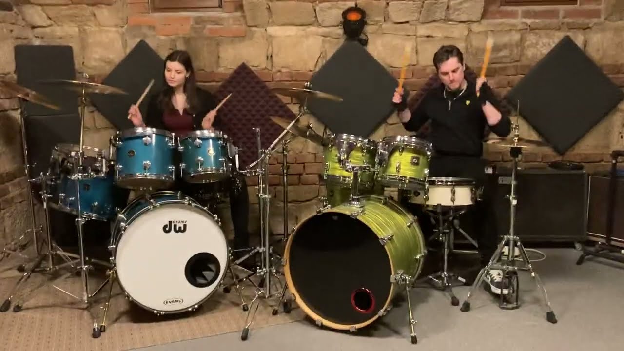 Mike Shinoda, Kailee Morgue - In My Head (drum cover) - Scream VI Original Motion Picture