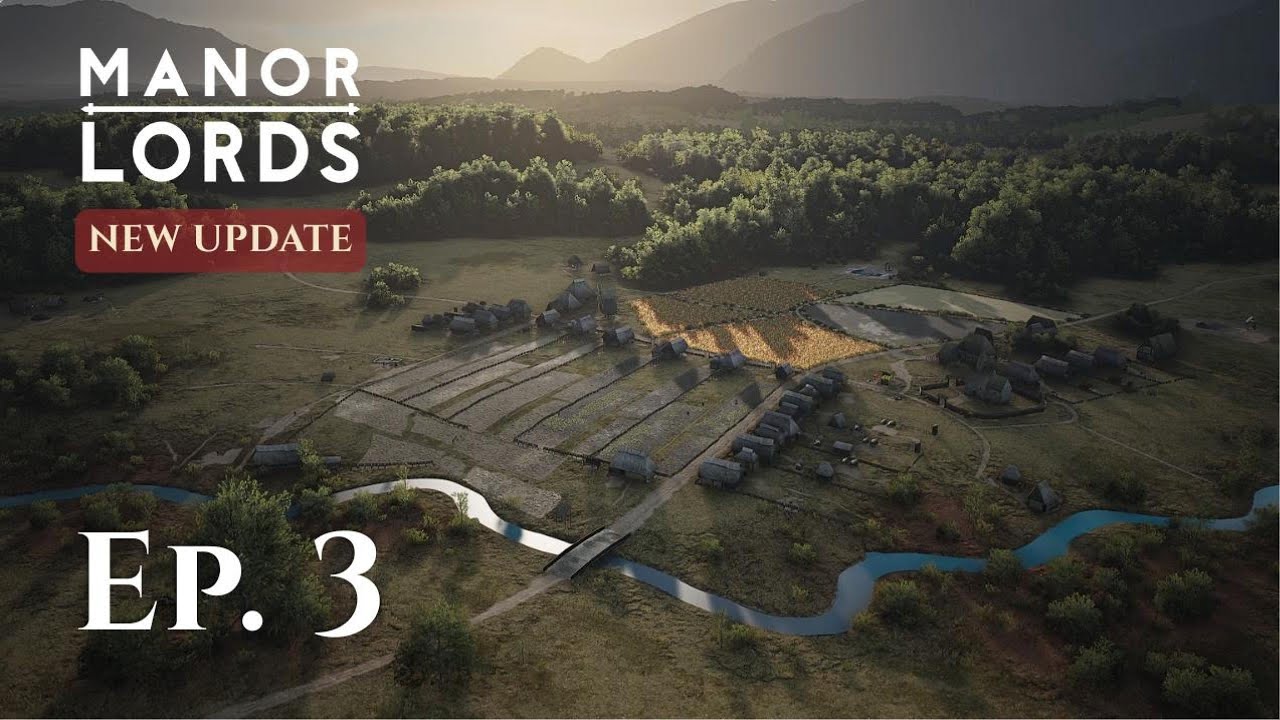 BURGAGE UPGRADES AND ARTISANS! - Manor Lords Let's Play Latest Update - Ep.3