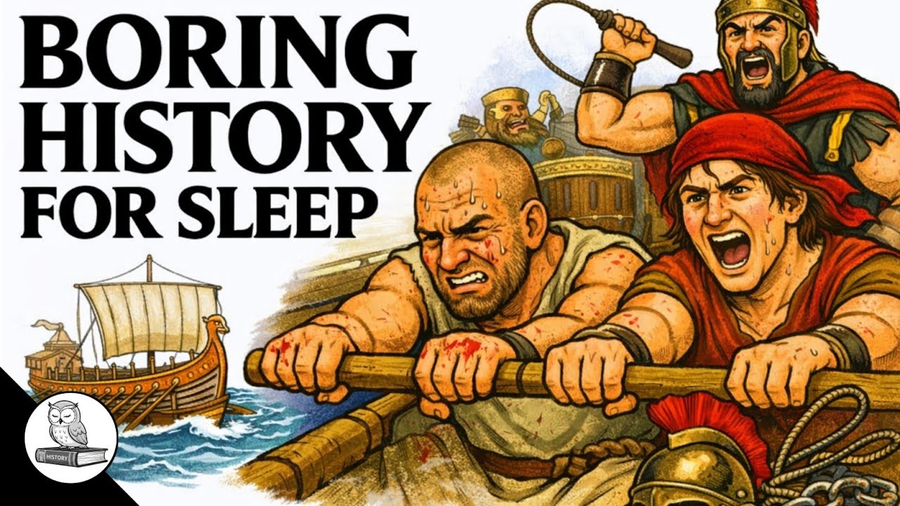 The Miserable Life of Rowers on Ancient Warships | Boring History For Sleep 💤😴🕯