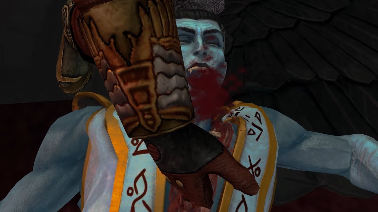 Разиэль становится свидетелем смерти Яноса Одрона &mdash; Legacy of Kain: Soul Reaver 2 Remastered