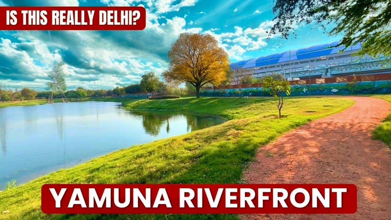 Delhi YAMUNA RIVERFRONT 😍 | How MUCH BEAUTIFUL Delhi Can Be | Stunning & Magical View