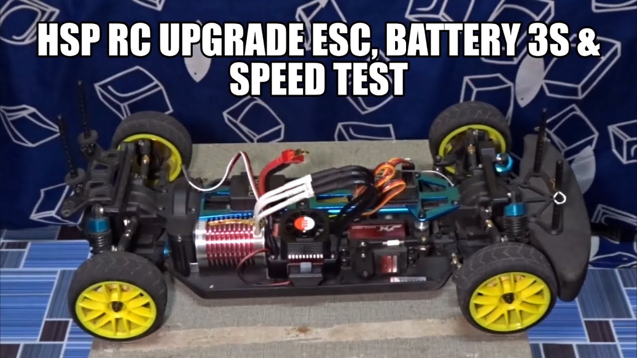 HSP RC Upgrade ESC, Battery & Speed Test