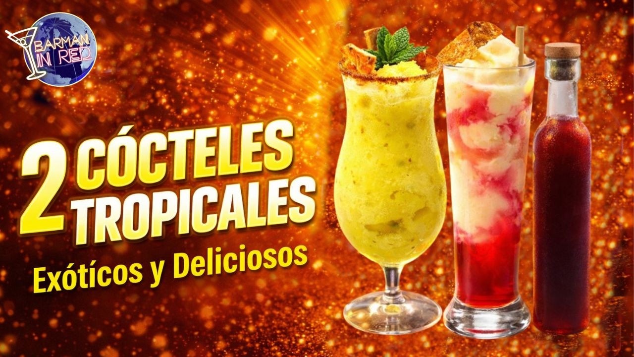 2 Cocteles INCREIBLES con FRUTA 🥭 y🍍 VODKA