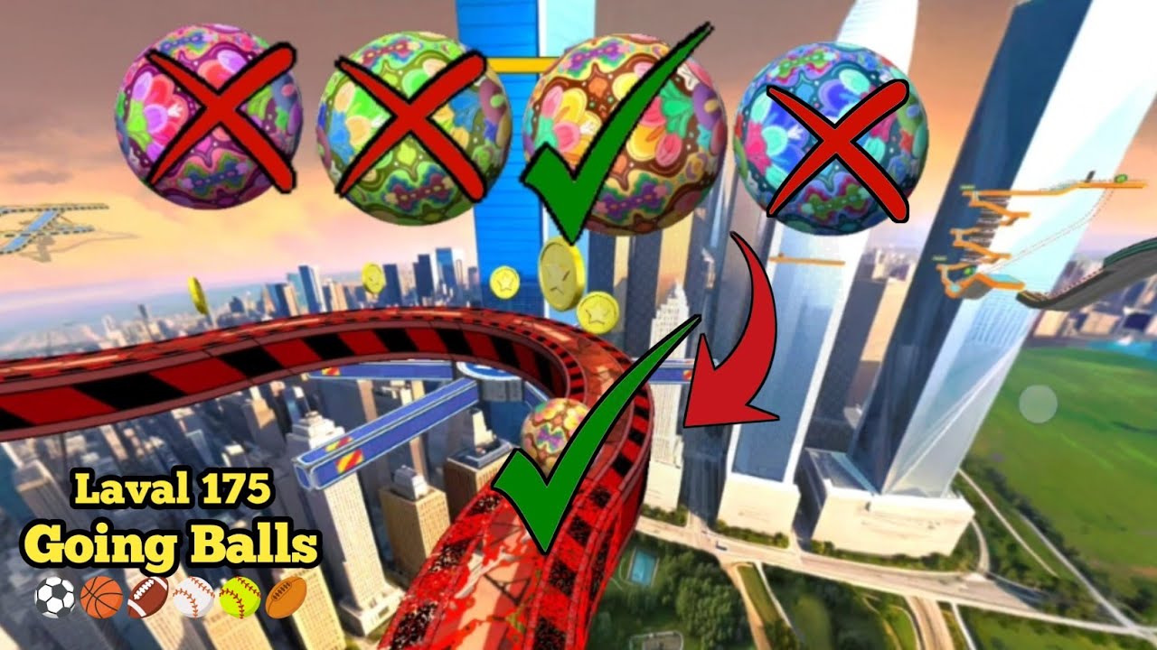 🏈Going Balls ; Super Speed Run Hard Walkthrough | Level 175 || los game || Arbaz Guru Gaming |