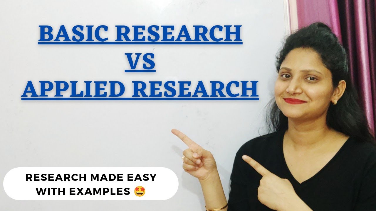 1. Basic vs Applied Research | Types of Research | Research Methodology | Rishu Udit #ugcnet #phd