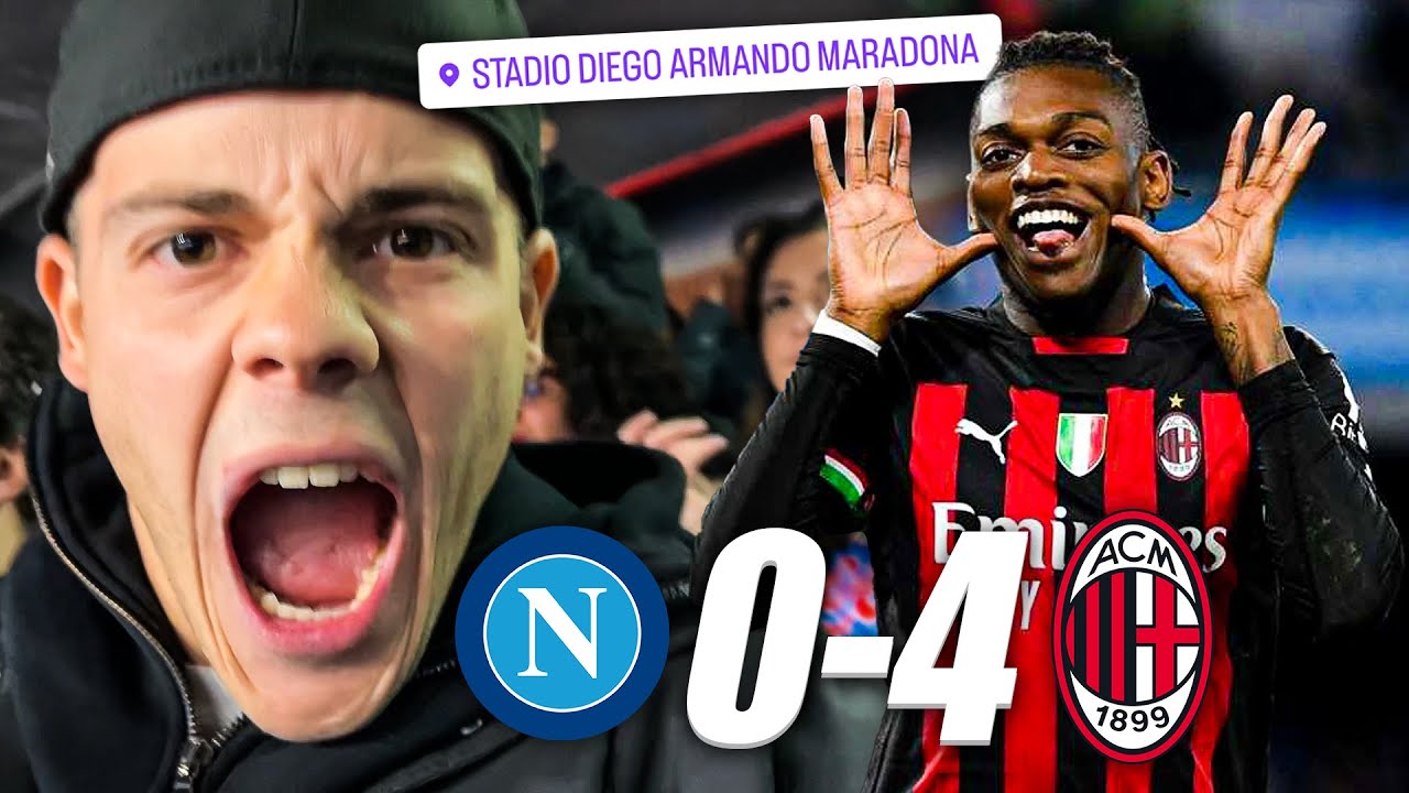 UMILIAMO I CAMPIONI D'ITALIA! - NAPOLI 0-4 MILAN | LIVE REACTION STADIO MARADONA TIFOSO MILANISTA
