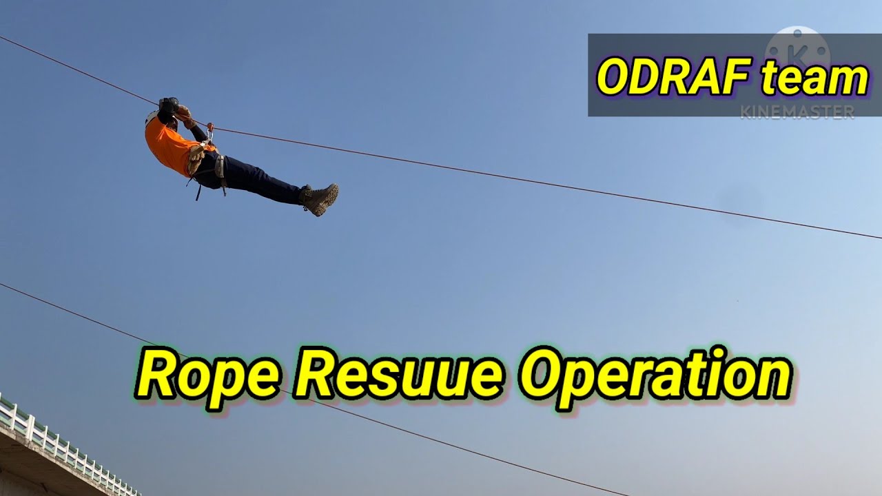 Rope Resuue Operation // ODRAF team rescue operation // odia volg // @MahesRock