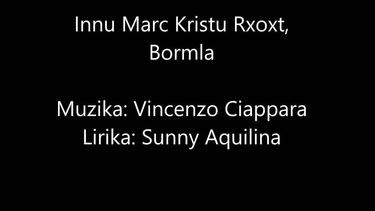 Innu Marc Kristu Rxoxt, Bormla