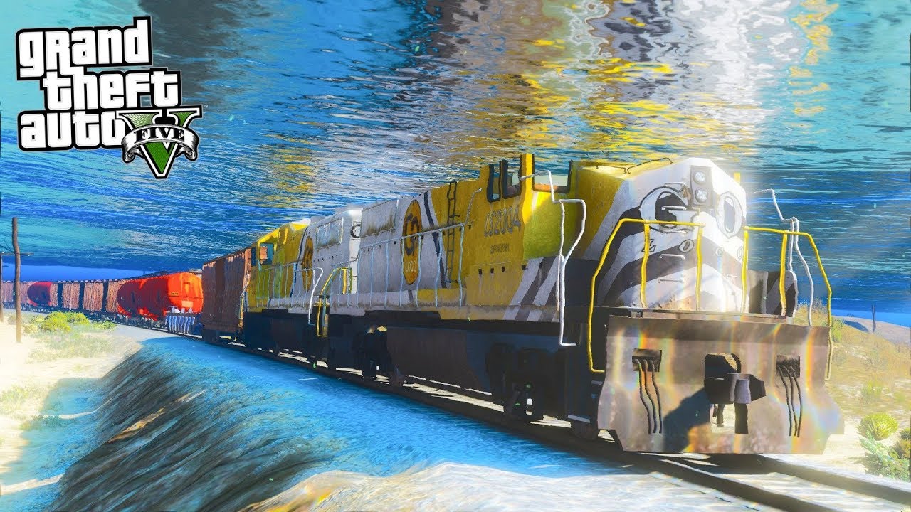 GTA 5 Epic Ragdolls In Flooded Los Santos (Funny Moments)