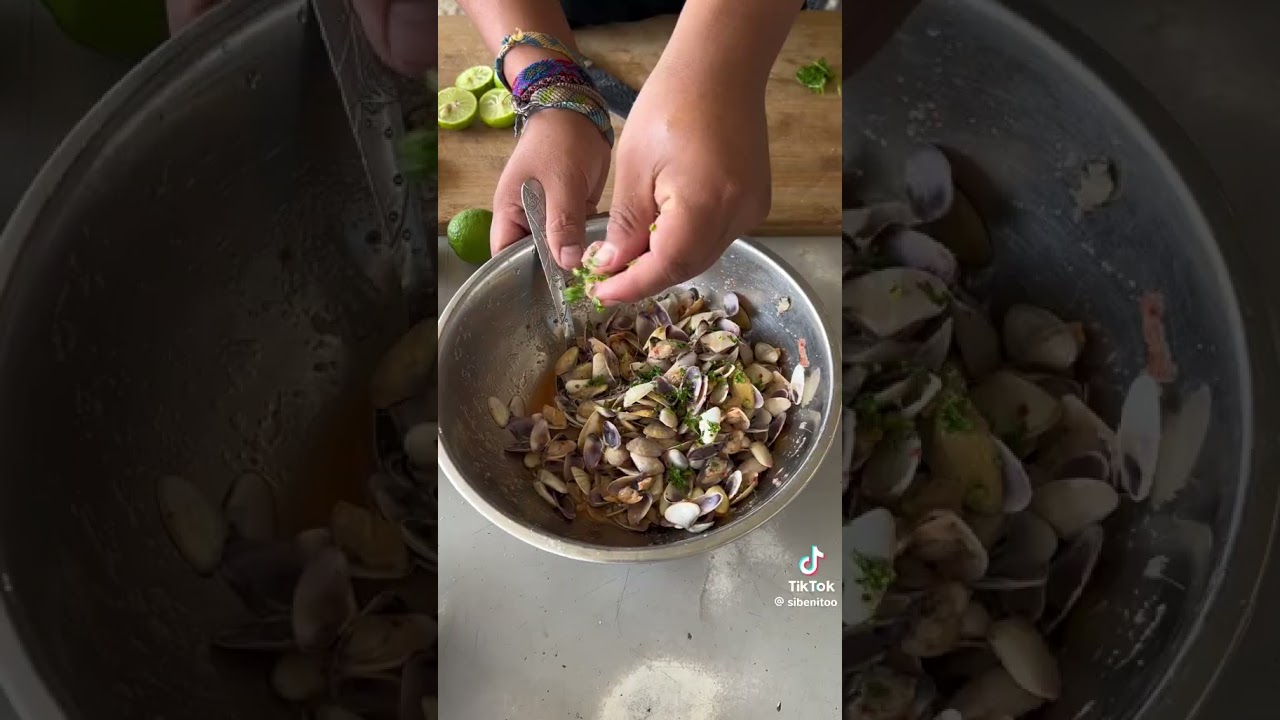 Como se prepara el ceviche de maruchas 🦪🦪🦪