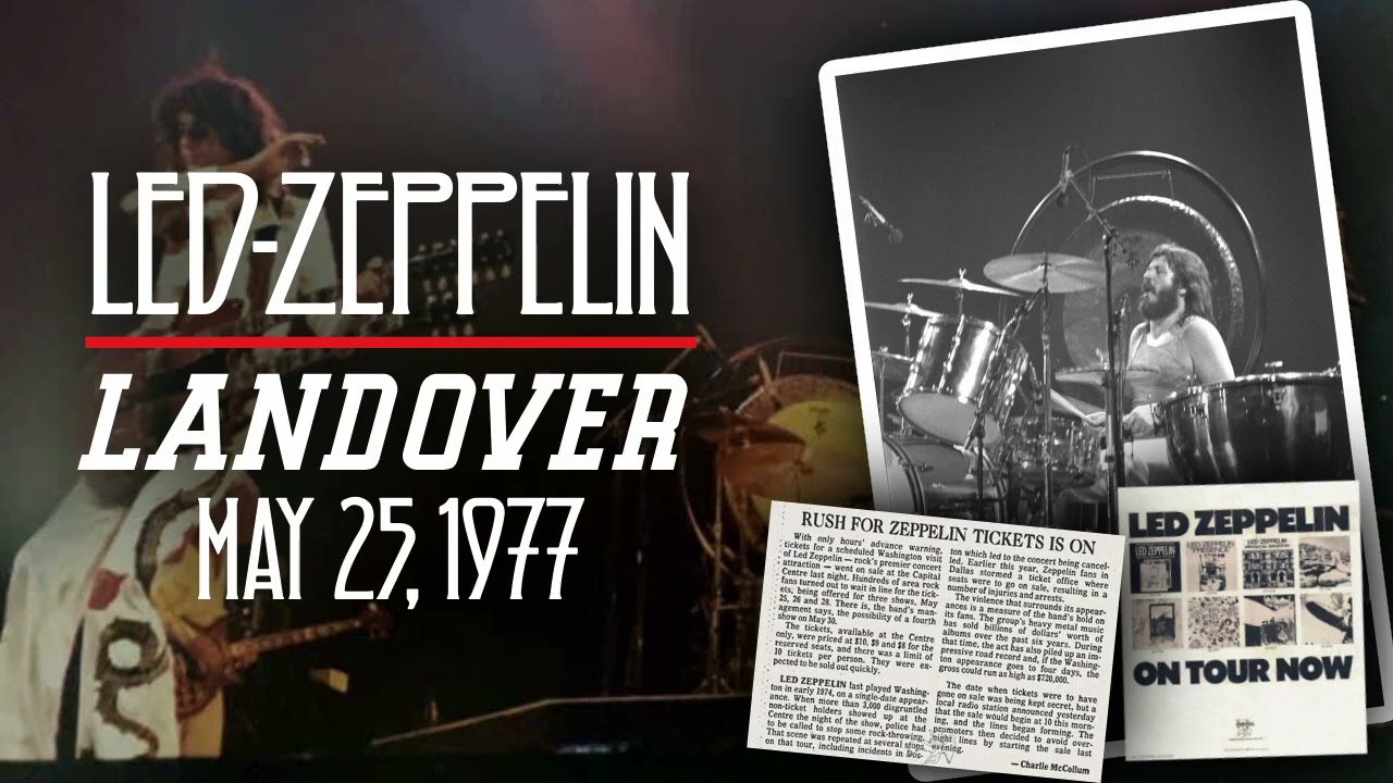 Led Zeppelin - Live in Landover, MD (May 25th, 1977) - Nicoxd Remaster