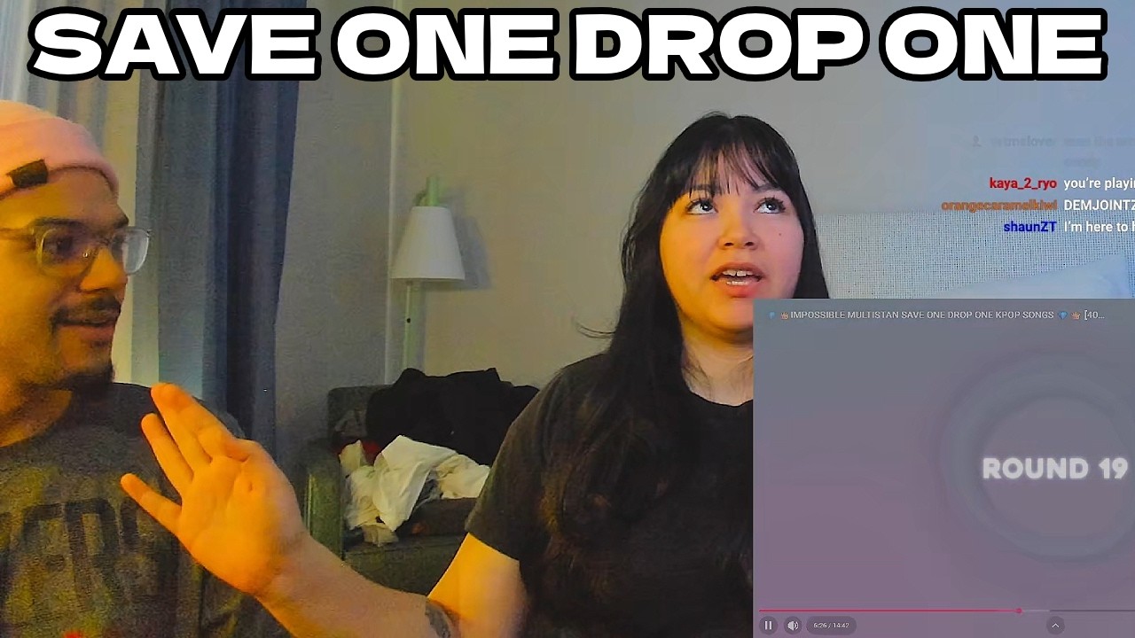 Пара исполняет K-POP песню Save One Drop One