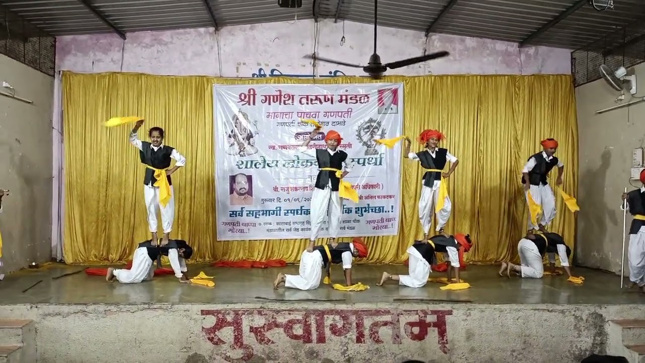 Amhi Dhangar | folk dance |School dance competition|cover|marathi|Siddhant international school