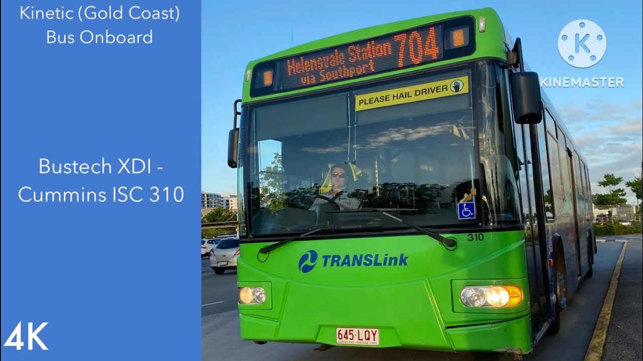 Kinetic (Gold Coast)  Bus Onboard - Bustech XDI - Cummins ISC 310