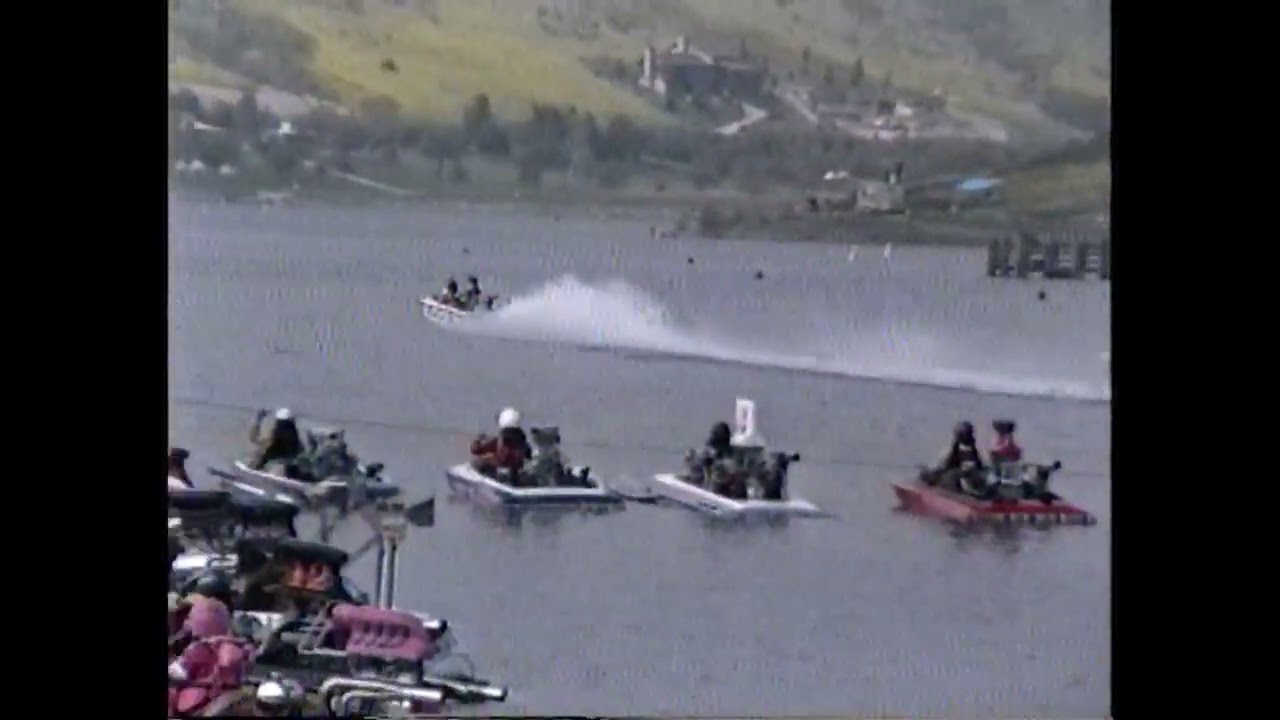 Hot Boat Drag Races on Puddingstone Lake April 1991 / El Toro Air Show - May 1991