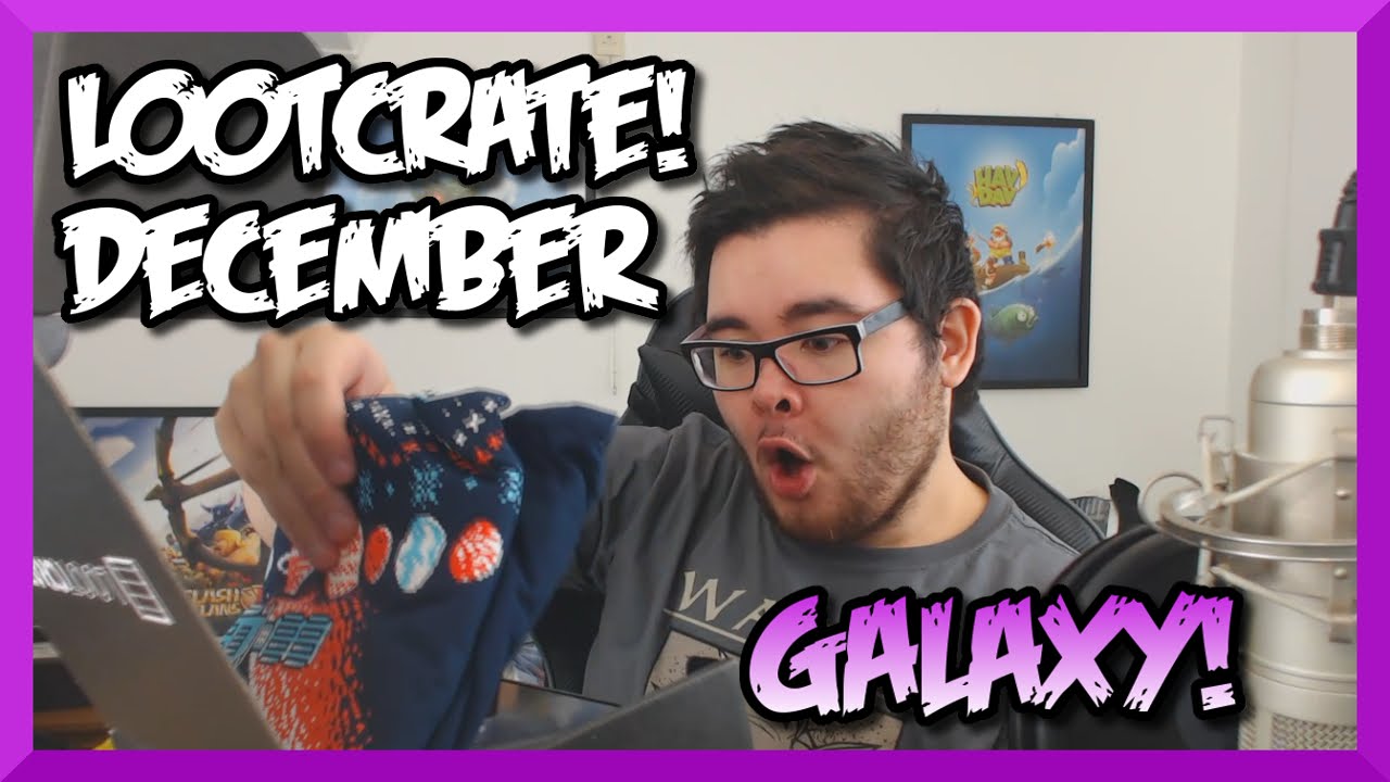 Lootcrate Unboxing! - December Lootcrate: Galaxy! #Lootcrate