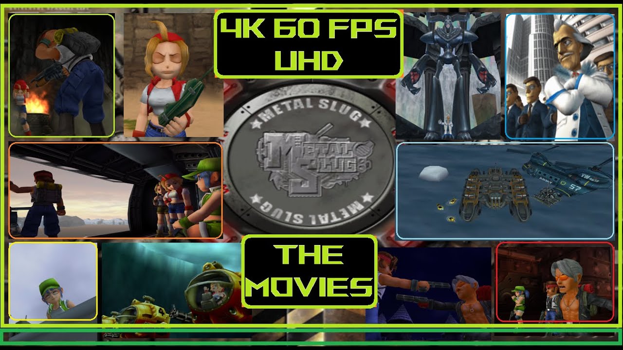 Metal Slug 3D ALL The Movie & Cutscene - [ MAX 4K 60FPS UHD ] #3d #metalslug3d
