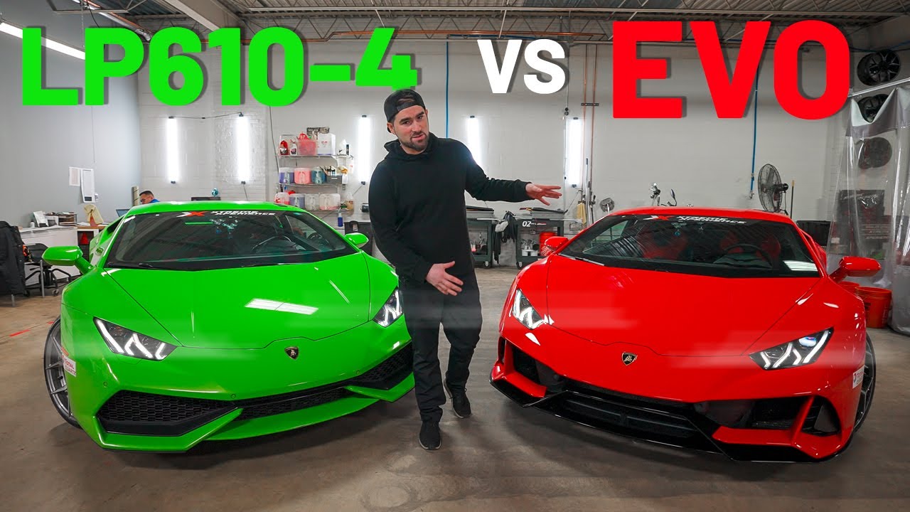 DIFFERENCES BETWEEN LAMBORGHINI HURACAN EVO vs HURACAN LP610-4 *COMPARISON*