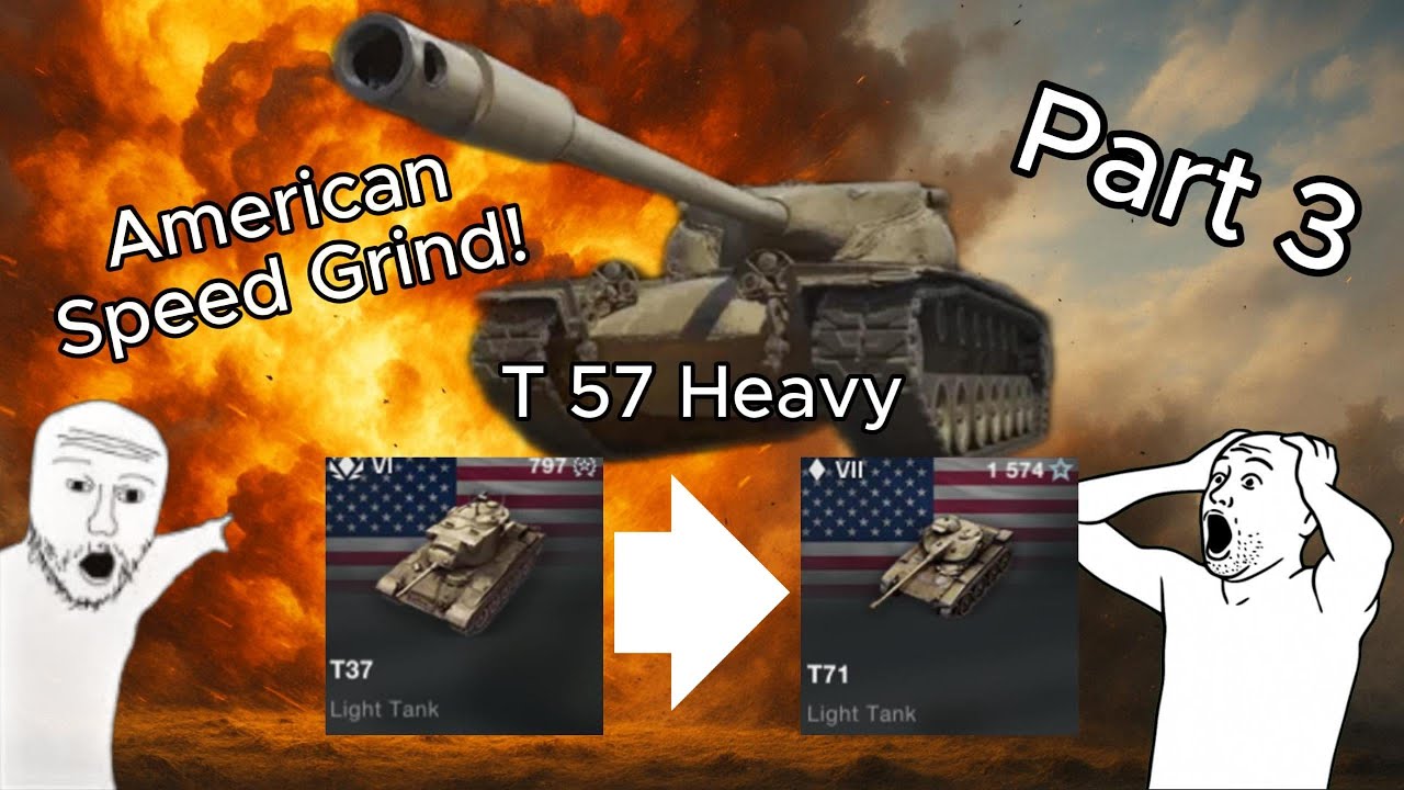 World of Tanks Blitz | Grind to T57 Heavy | From T37 to T71