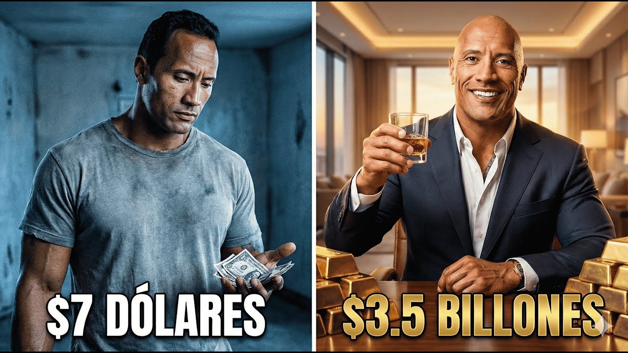 Tenía $7 Dólares y lo apostó TODO, La Historia de Dwayne Johnson 