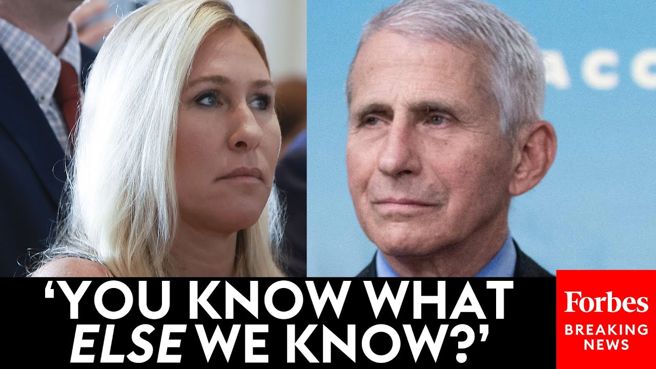 JUST IN: Marjorie Taylor Greene Targets Dr. Fauci, Intel Community Over Failure To Confirm Lab Leak