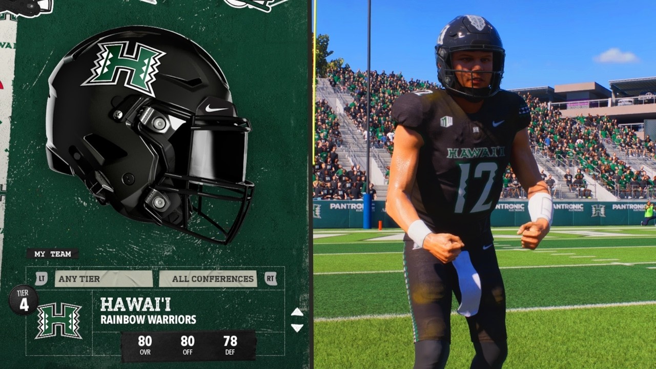 Using The HIGH POWERED Hawaii Run And Shoot Offense! CFB26 Road to the CFP