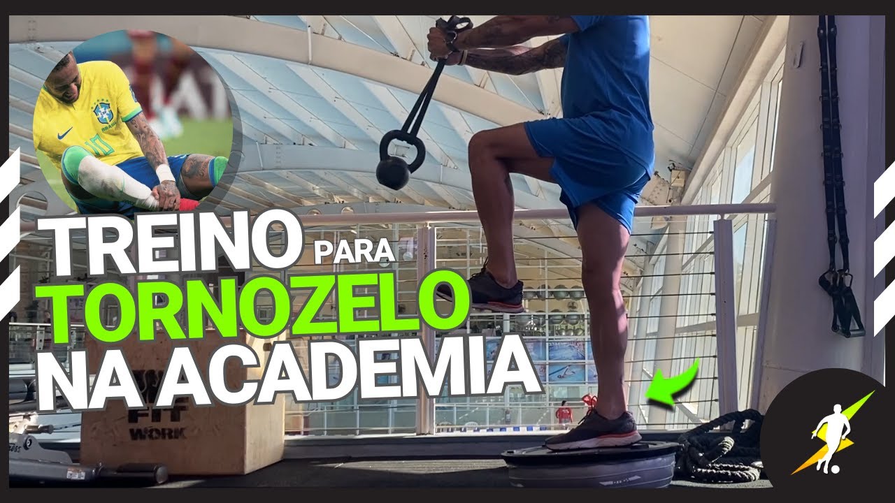5 EXERCÍCIOS PARA FORTALECER O TORNOZELO NA ACADEMIA | Menos lesões no tornozelo