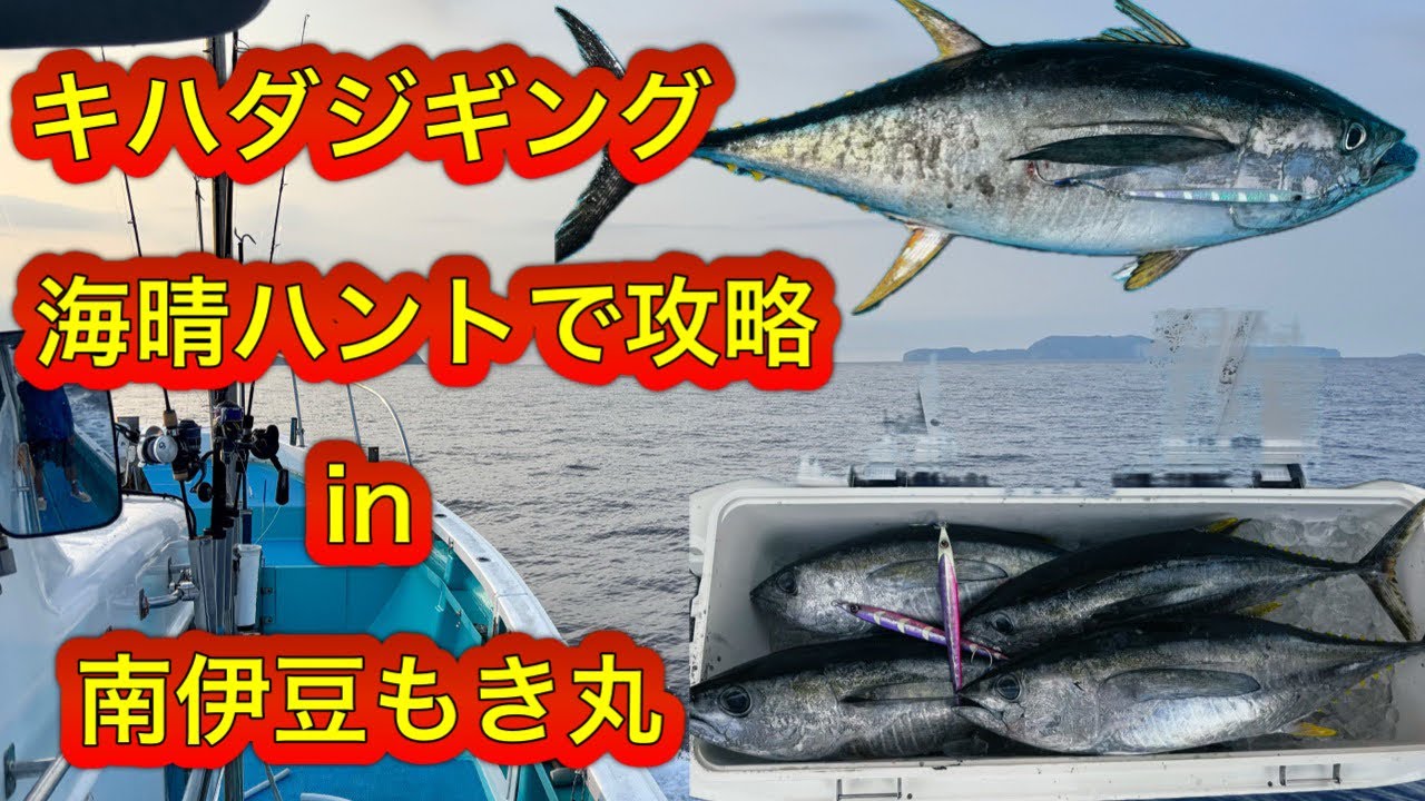 [キハダジギング]海晴ハント（プロト）でマグロチャレンジ！南伊豆のもき丸、くらはし丸２日間！