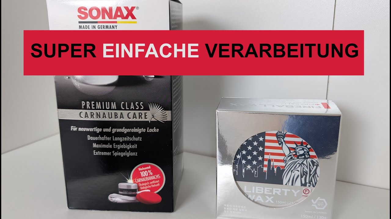 Sonax Premium Class Carnauba Care vs Fireball Liberty - Welches Showwachs ist besser?