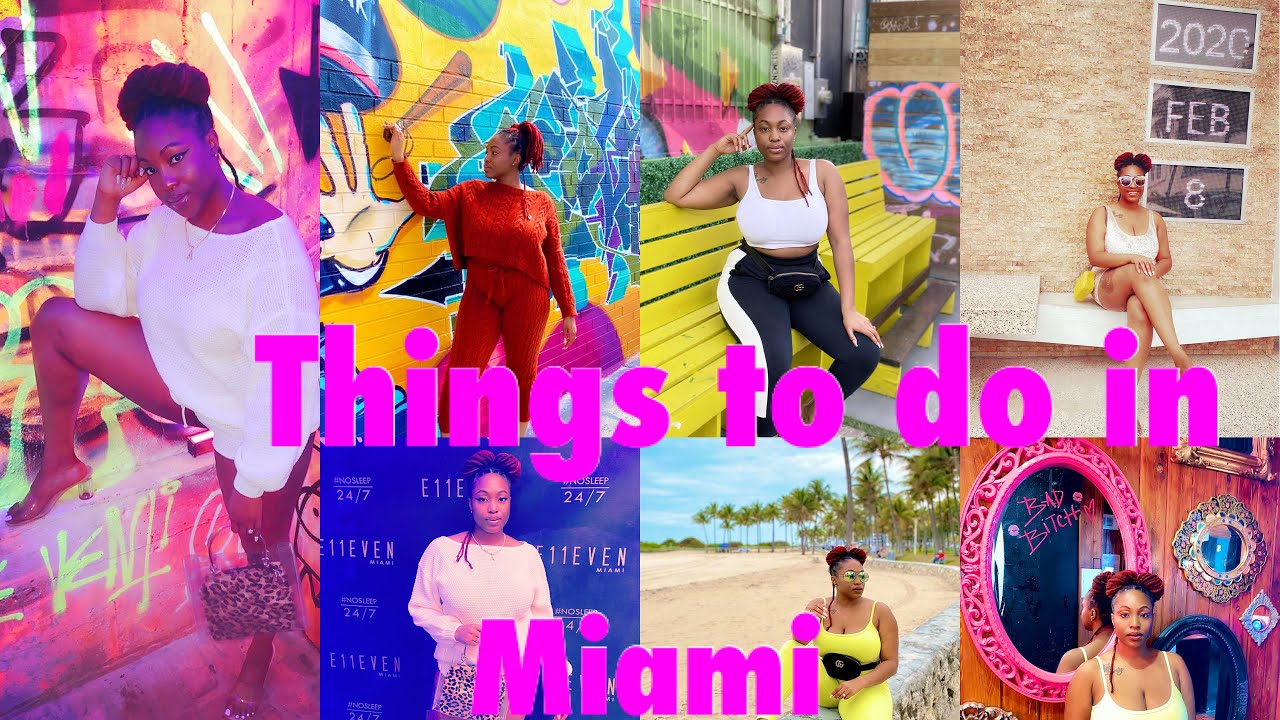 LegallyAlliTV THINGS TO DO IN MIAMI- Wynwood| South Beach| Kayaking| Food Tour