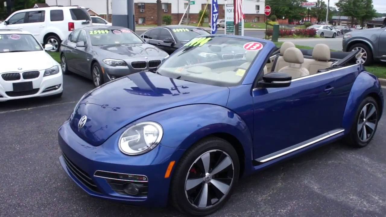 *SOLD 2013 Volkswagen Beetle 2.0T 6-spd Convertible Walkaround, Start up, Exhaust, Tour and Overview