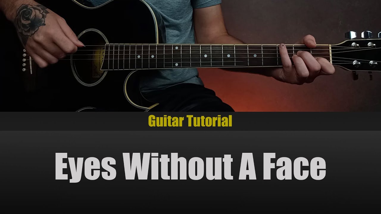 Billy Idol - Eyes Without A Face | Easy Guitar Lesson Tutorial with Chords/Tabs and Lyrics