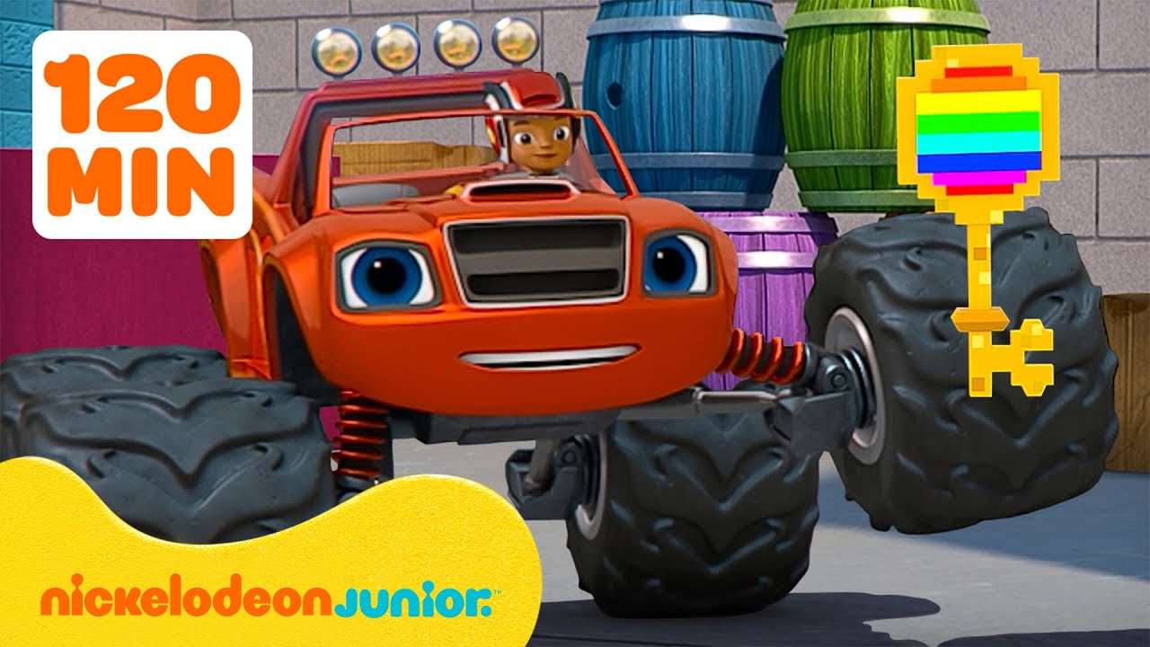 Blaze trouve une clé magique, des transformations, & PLUS 🔑 | 120 Minutes | Nickelodeon Jr. France