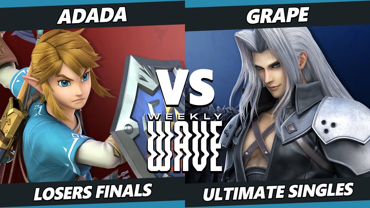 Weekly Wave 24 Losers Finals - Grape (Roy, Sephiroth) Vs. ADADA (Link) SSBU Ultimate Tournament