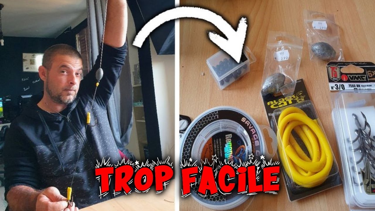 TU DOIS ABSOLUMENT ESSAYER ce MONTAGE de PRO ( bas de ligne fait maison )