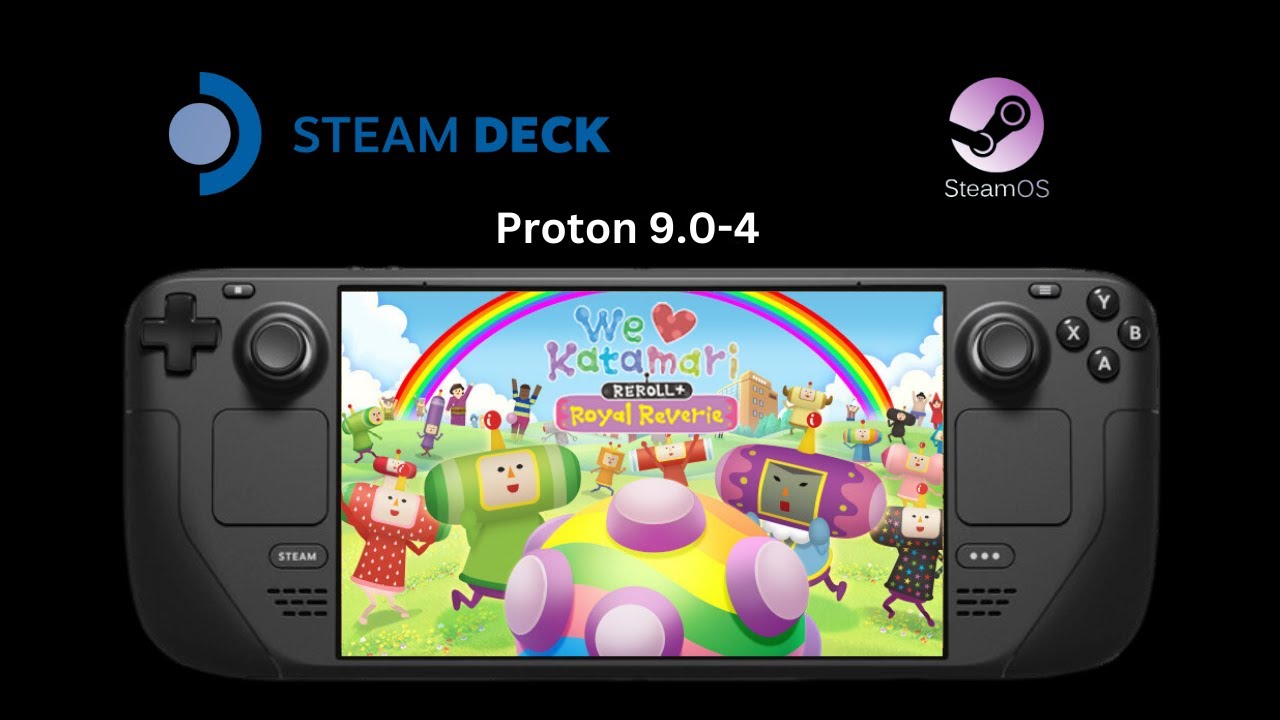 We Love Katamari REROLL+ Royal Reverie - Steam Deck Gameplay | LCD & OLED