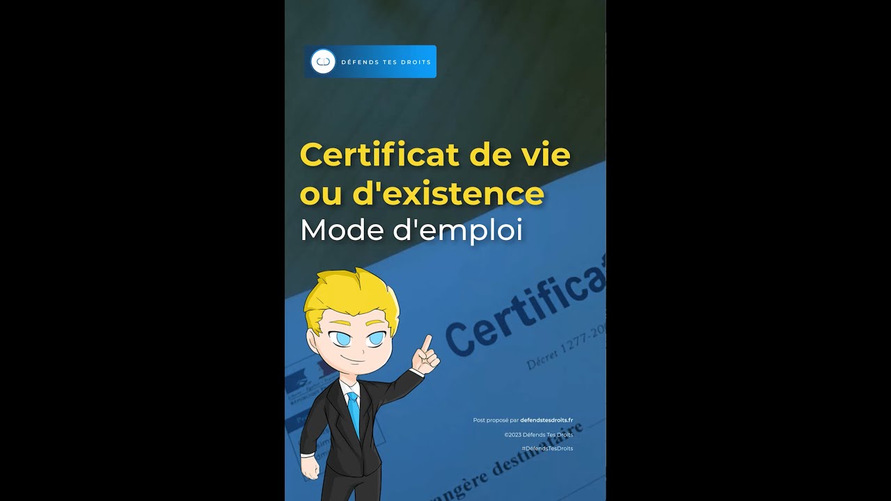Certificat de vie ou d'existence qu'est-ce c'est et comment &ccedil;a marche?