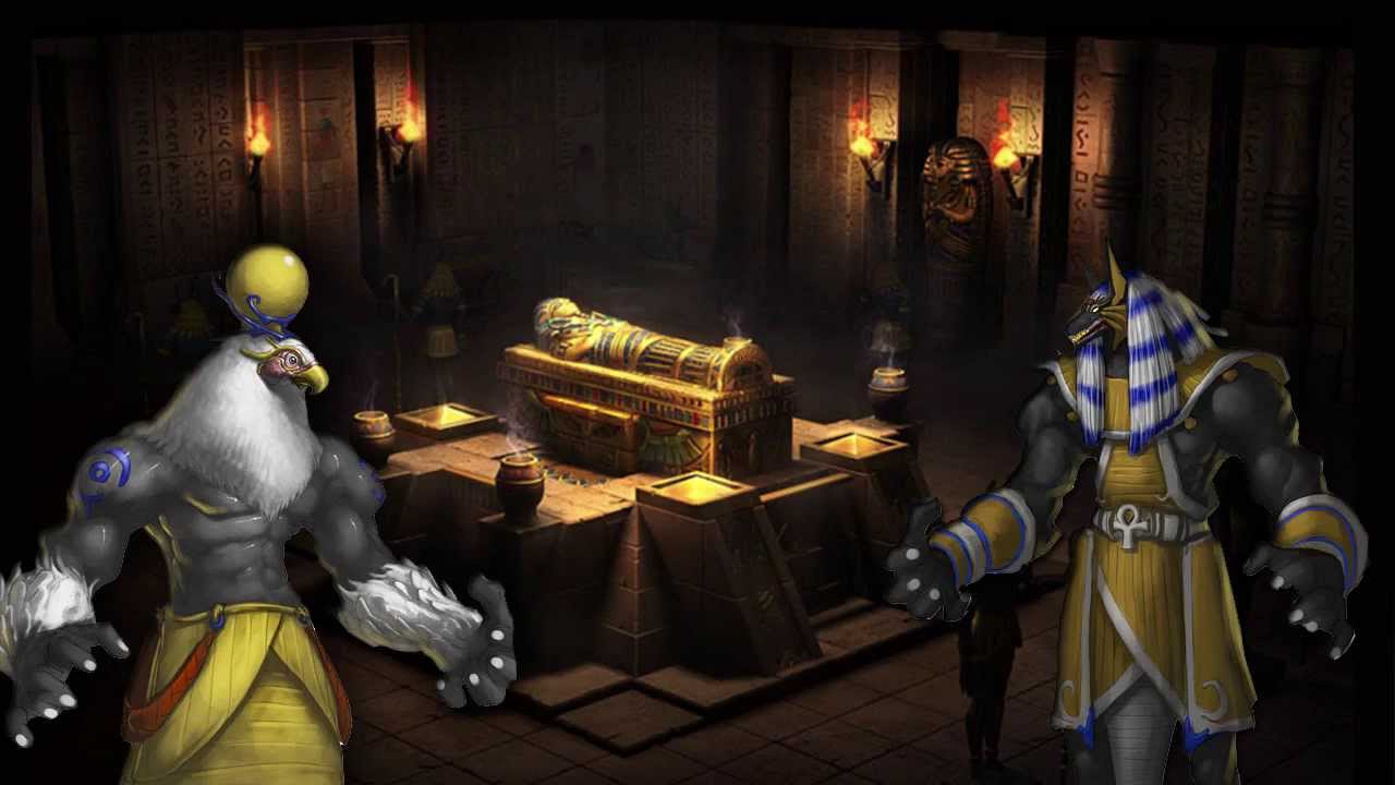 天堂 Lineage Online 【BGM】時空裂痕-歐西里斯祭壇 (Thebes Osiris Altar)